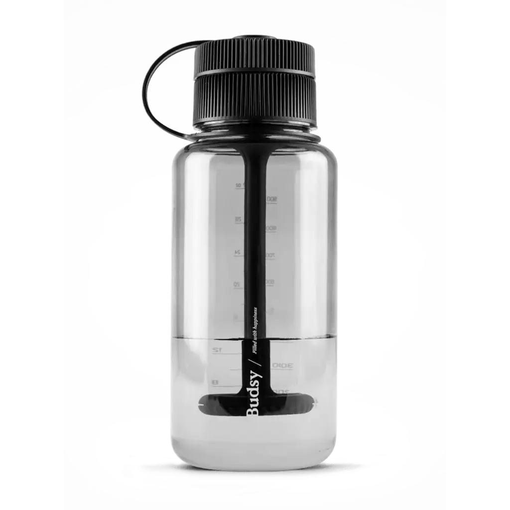 Puffco Budsy Water Bottle Pipe - Black - Bong