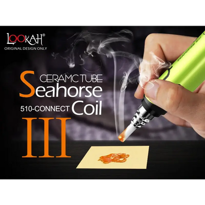 Lookah Seahorse Coil Iii - Quartz Dab Tips 3-pack -