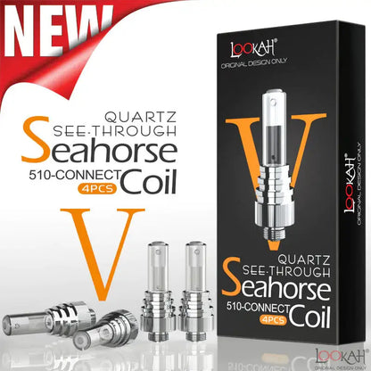 Lookah Seahorse Coil v - Quartz Coils 4-pack - Accessories