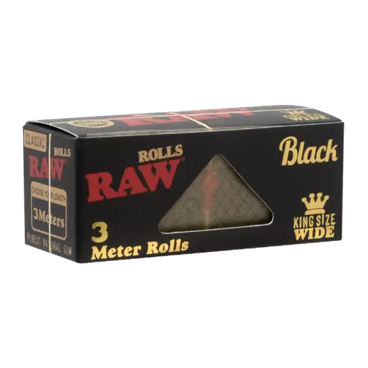 Raw Black Classic King Size 3 Meter Roll - Papers