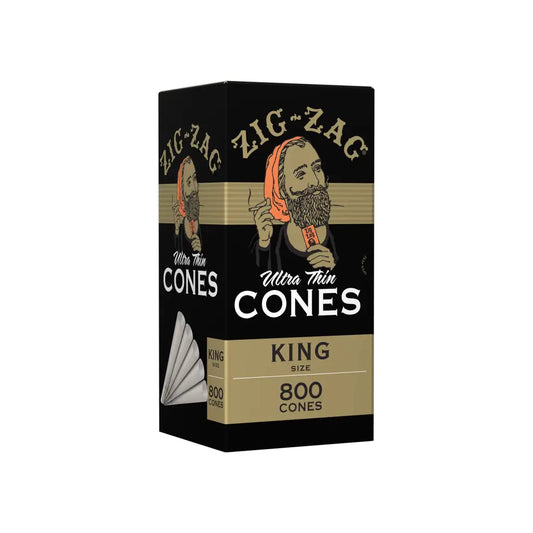 Zig Zag King Size Bulk Cones - (800 Cone Carton)